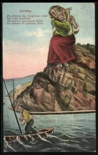 AK Schiffer fürchtet sich vor der schönen Loreley