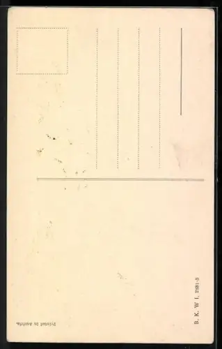 AK Champignon mit Zweigen