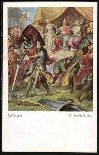 AK Lohengrin, Turnierkampf, Ritter im Duell
