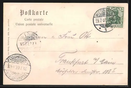 AK Wellmich, Burg Thurnberg gen. die Maus, Ortsansicht