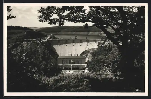 AK Saaletalsperre, Sperrmauer, Krafthaus