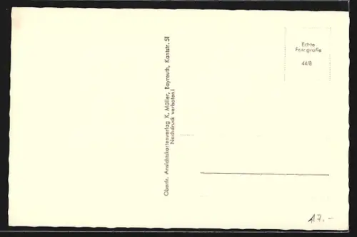 AK Münchberg /Ofr., Stadtansicht mit Kirche