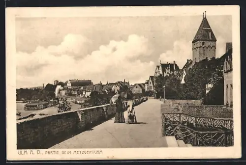 AK Ulm a. D., Partie beim Metzgerturm