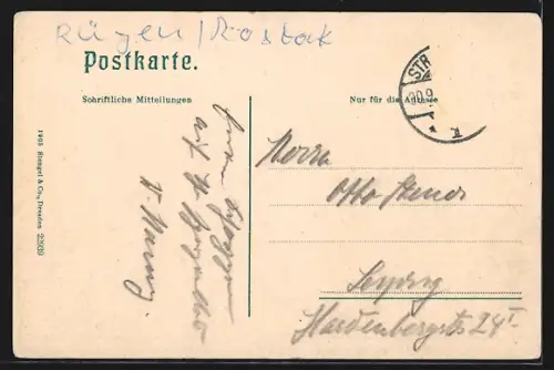 AK Göhren / Rügen, Strand beim Familienbad