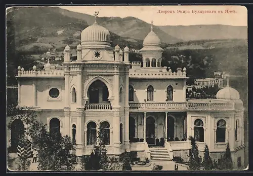 AK Jalta, Palast aus der Vogelschau