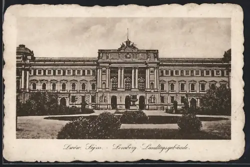AK Lemberg, Landtagsgebäude mit Anlage