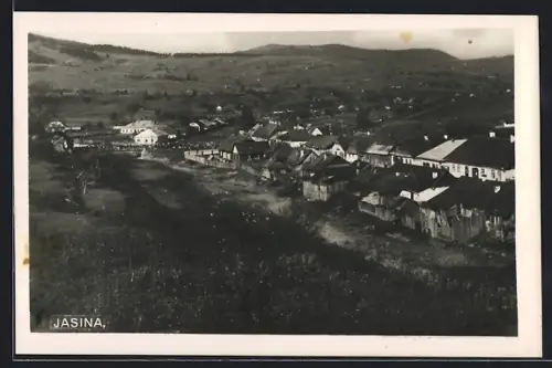 AK Jasina, Ortsansicht aus der Vogelschau