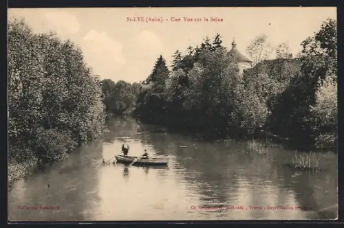 AK St-Lyé /Aube, Une Vue sur la Seine
