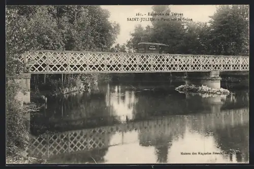 AK Saint-Julien, Pont sur la Seine