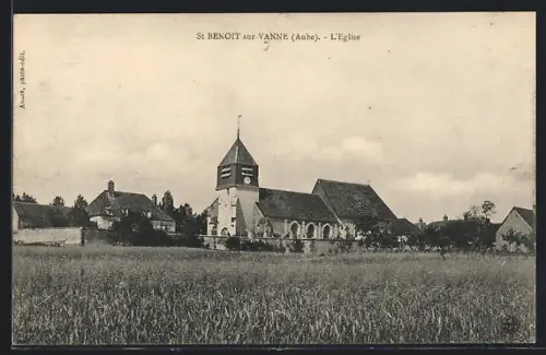 AK St Benoît sur Vanne /Aube, L`Église