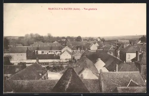 AK Marcilly-le-Hayer /Aube, Vue générale