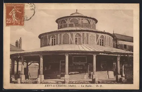 AK Ervy-le-Châtel /Aube, La Halle