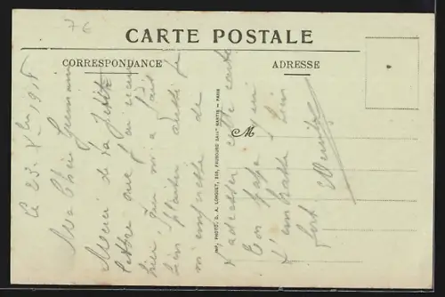 AK Chavanges /Aube, Abside de l`Église et route de Montmorency