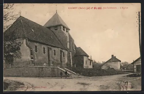 AK Clérey /Aube, L`Église