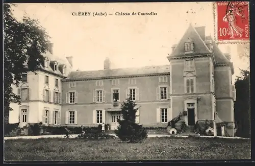 AK Clérey /Aube, Château de Courcelles