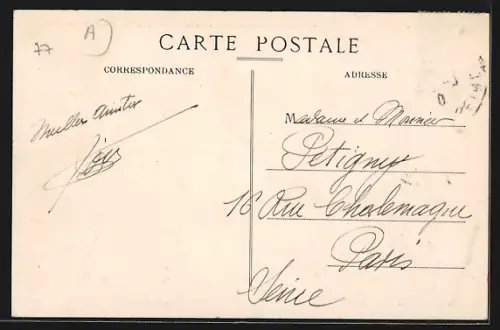 AK Bar-sur-Seine, La Seine vue de la Promenade du Croc-Ferrant