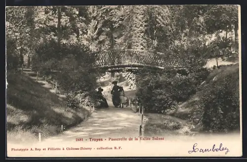 AK Troyes, Passerelle de la Vallée Suisse