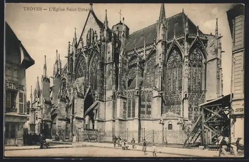 AK Troyes, L`Église Saint-Urbain