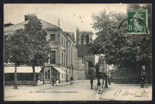 AK Troyes, Le Théâtre et la Madeleine