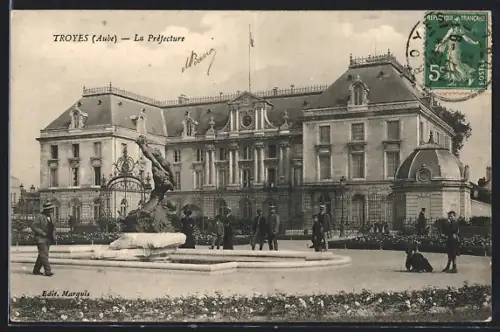 AK Troyes /Aube, La Préfecture