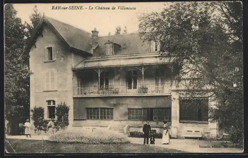 AK Bar-sur-Seine, Le Château de Villeneuve