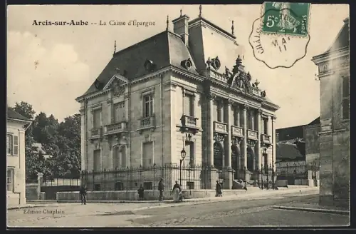 AK Arcis-sur-Aube, La Caisse d`Épargne