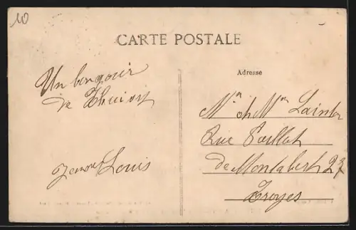 AK Estissac /Aube, Porte Monumentale de la Place Caroline