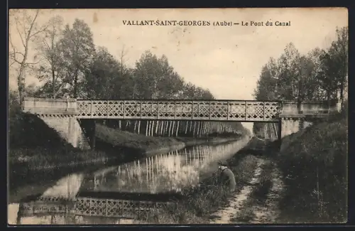 AK Vaillant-Saint-Georges /Aube, Le Pont du Canal