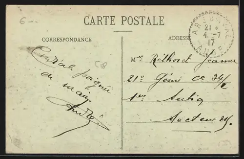 AK Arsonval /Aube, Vue générale du village et des environs verdoyants