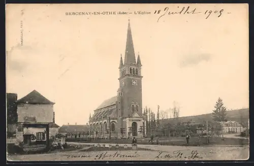 AK Bercenay-en-Othe /Aube, L`Église