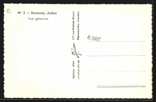 AK Bercenay /Aube, Vue générale