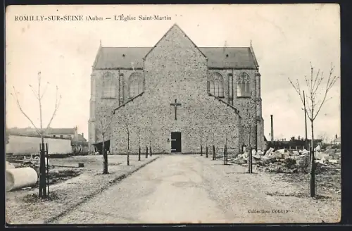 AK Romilly-sur-Seine /Aube, L`Église Saint-Martin