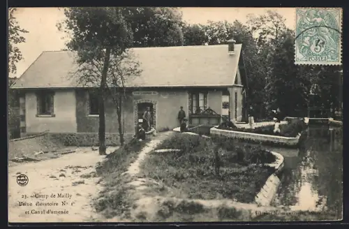 AK Camp de Mailly, Usine élévatoire N° et canal d`amencée