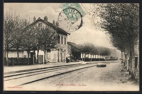 AK Chamoy-St-Phal, La Gare