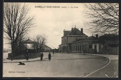 AK Romilly-sur-Seine /Aube, La Gare