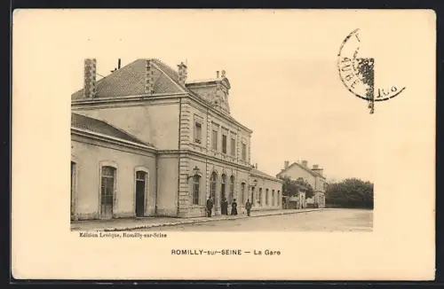 AK Romilly-sur-Seine, La Gare