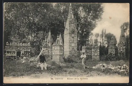 AK Troyes, Ruines de la Vacherie