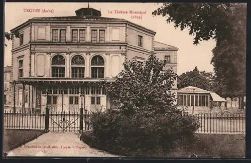 AK Troyes /Aube, Le Théâtre Municipal, 1859