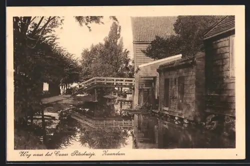 AK Zaandam, Weg naat het Peterhuisje