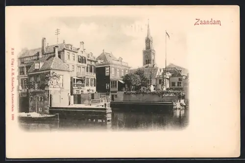 AK Zaandam, Partie im Hafen