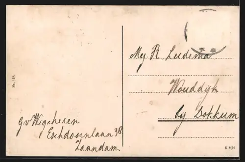 AK Zaandam, Salonboot Amsterdam-Zaandam, Salondampfer Zaandam I.