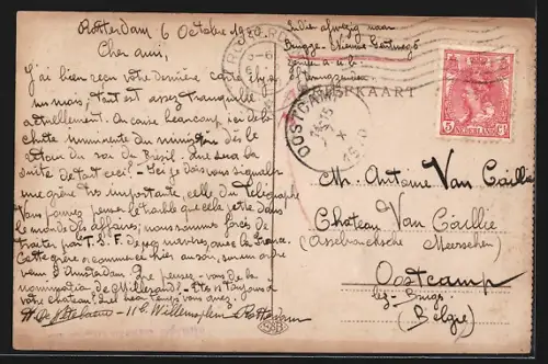 AK Gouda, Antieke gevel a. d. Westhaven