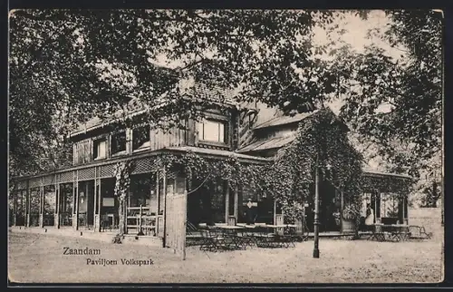 AK Zaandam, Paviljoen Volkspark