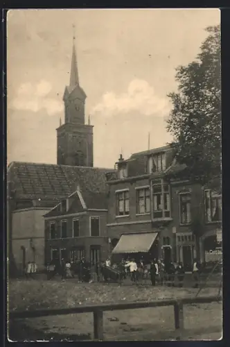 AK Zaandam, Zuiddijk met oostzijder toren