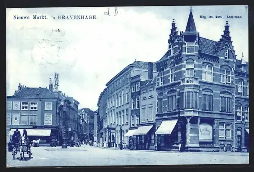 AK `s Gravenhage, Nieuwe Markt