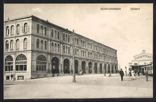 AK Scheveningen, Gallerie, Strassenbahn