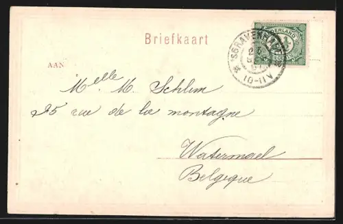 AK s`Gravenhage, Het Spui