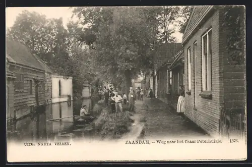 AK Zaandam, Weg naar het Czaar Peterhuisje