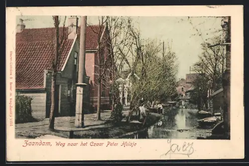 AK Zaandam, Weg naar het Czaar Peter Huisje