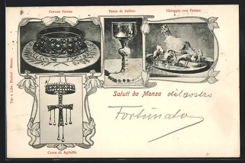 AK Monza, Corona Ferrea, Croce di Agilulfo, Tazza di Zeffiro